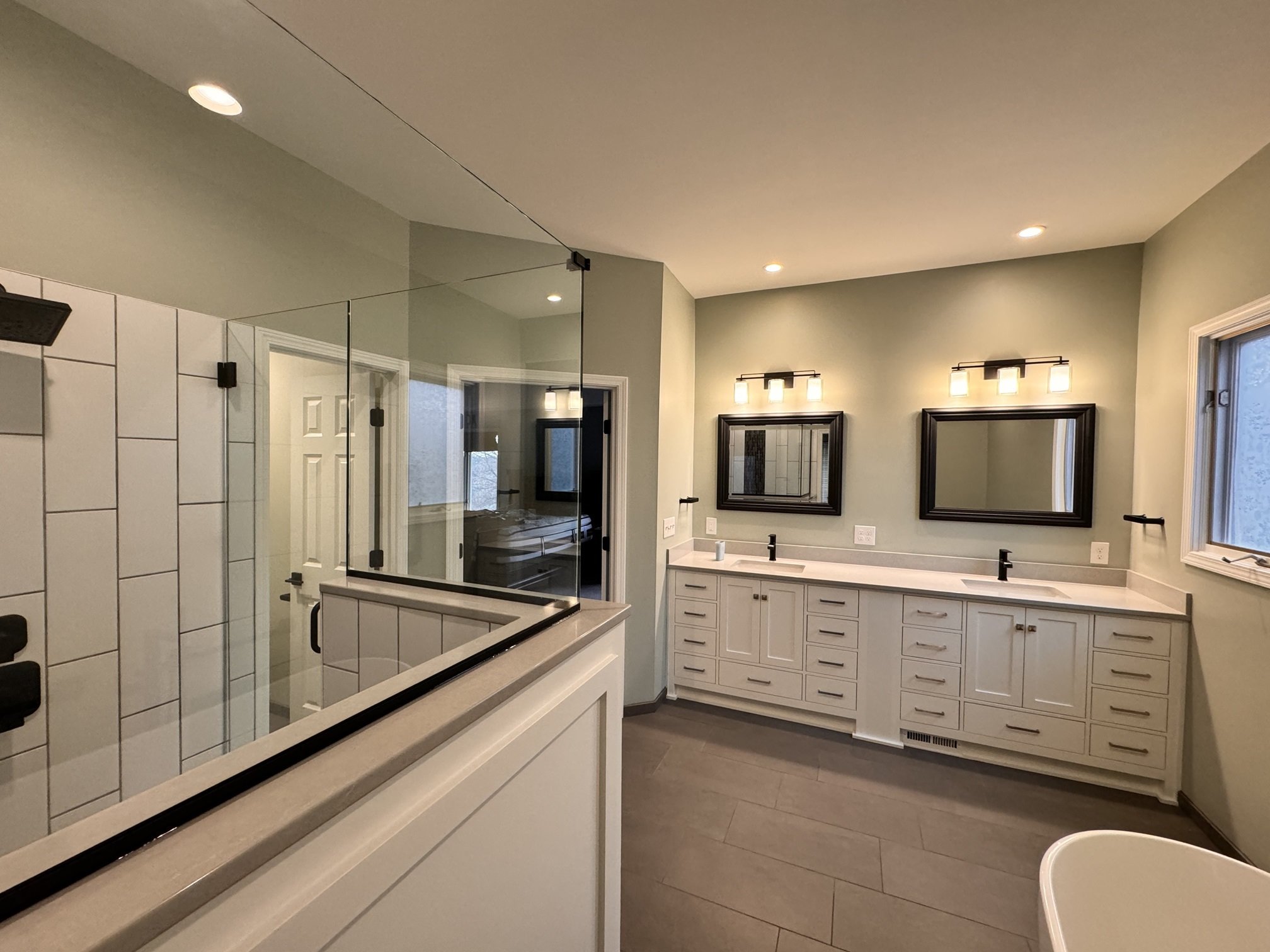 Craftsmanship Master Bathroom Renovation in Kansas City